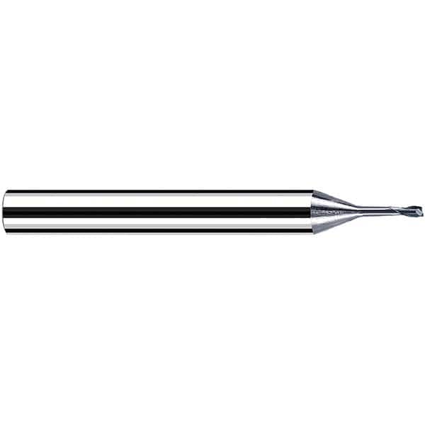 Fraisa - 2mm Diam 2 Flute Solid Carbide 0.2mm Corner Radius End Mill - Americas Industrial Supply