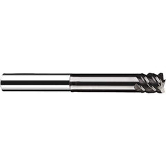 Fraisa - 3/8" Diam 6 Flute Solid Carbide 0.02" Corner Radius End Mill - Americas Industrial Supply