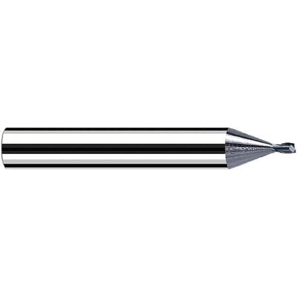 Fraisa - 0.8mm Diam 2 Flute Solid Carbide 0.2mm Corner Radius End Mill - Americas Industrial Supply