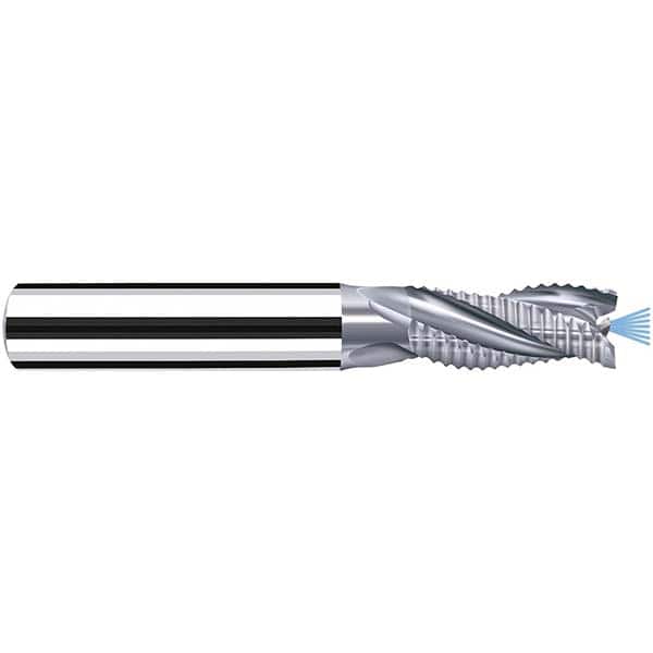 Fraisa - 8mm Diam, 18mm LOC, 3 Flute Solid Carbide Roughing Square End Mill - Americas Industrial Supply