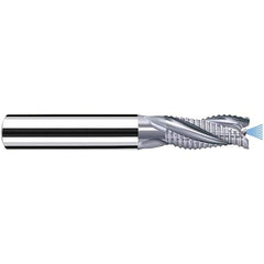 Fraisa - 25mm Diam, 44mm LOC, 3 Flute Solid Carbide Roughing Square End Mill - Americas Industrial Supply