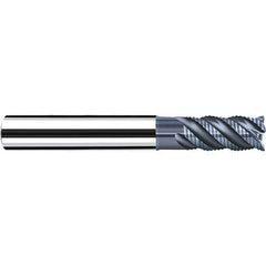 Fraisa - 3/8" Diam, 3/4" LOC, 4 Flute Solid Carbide Roughing Square End Mill - Americas Industrial Supply
