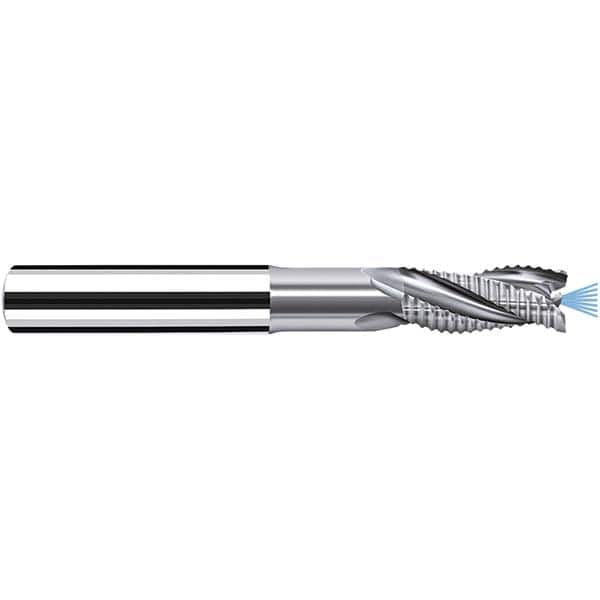 Fraisa - 8mm Diam, 18mm LOC, 3 Flute Solid Carbide Roughing Square End Mill - Americas Industrial Supply