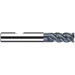 Fraisa - 4.5mm Diam 4 Flute Solid Carbide 0.1mm Corner Radius End Mill - Americas Industrial Supply