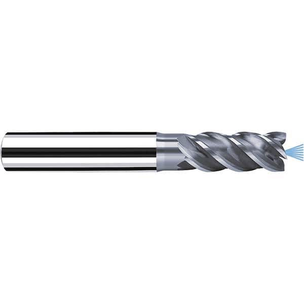 Fraisa - 1/2" Diam 4 Flute Solid Carbide 0.008" Corner Radius End Mill - Americas Industrial Supply