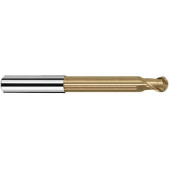 Fraisa - 8mm Diam, 9mm LOC, 2 Flute Solid Carbide Ball End Mill - Americas Industrial Supply