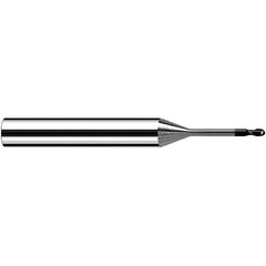Fraisa - 6mm Diam, 6mm LOC, 2 Flute Solid Carbide Ball End Mill - Americas Industrial Supply