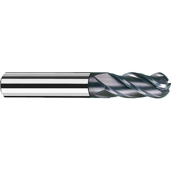 Fraisa - 5/16" Diam, 3/4" LOC, 4 Flute Solid Carbide Ball End Mill - Americas Industrial Supply
