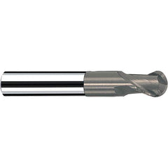 Fraisa - 1/2" Diam, 1/2" LOC, 2 Flute Solid Carbide Ball End Mill - Americas Industrial Supply