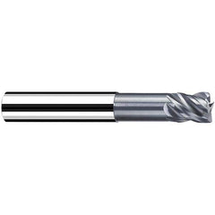 Fraisa - 5mm Diam 4 Flute Solid Carbide 0.2mm Corner Radius End Mill - Americas Industrial Supply