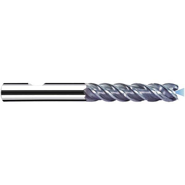 Fraisa - 10mm Diam 4 Flute Solid Carbide 0.2mm Corner Radius End Mill - Americas Industrial Supply