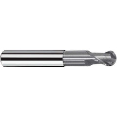 Fraisa - 10mm Diam, 11mm LOC, 2 Flute Solid Carbide Ball End Mill - Americas Industrial Supply