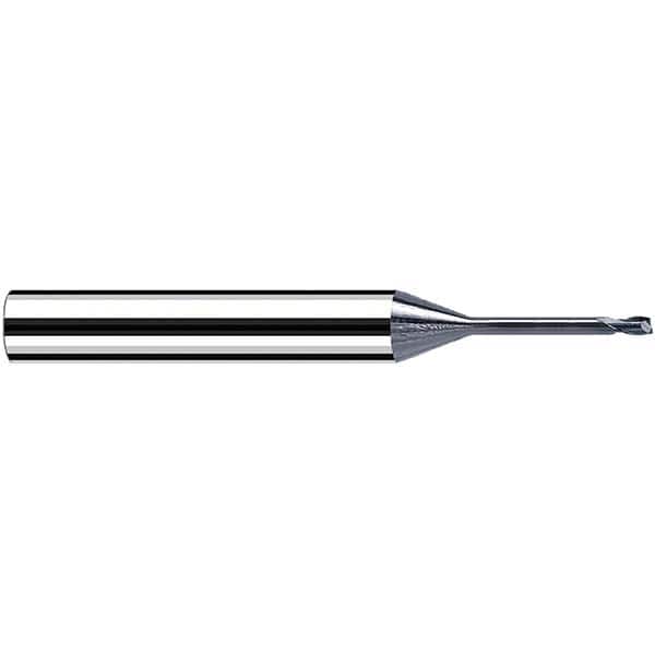 Fraisa - 2mm, 2mm LOC, 66mm OAL, 2 Flute Solid Carbide Square End Mill - Americas Industrial Supply