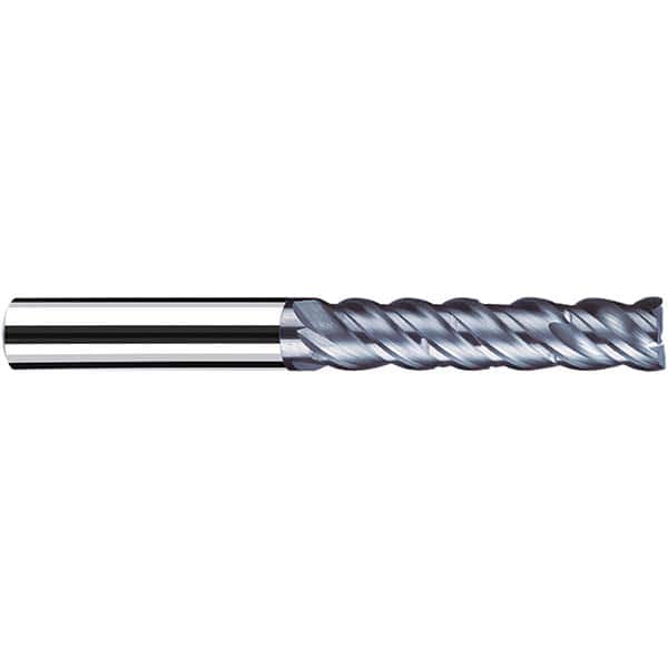 Fraisa - 1, 4" LOC, 1" Shank Diam, 7" OAL, 4 Flute Solid Carbide Square End Mill - Americas Industrial Supply