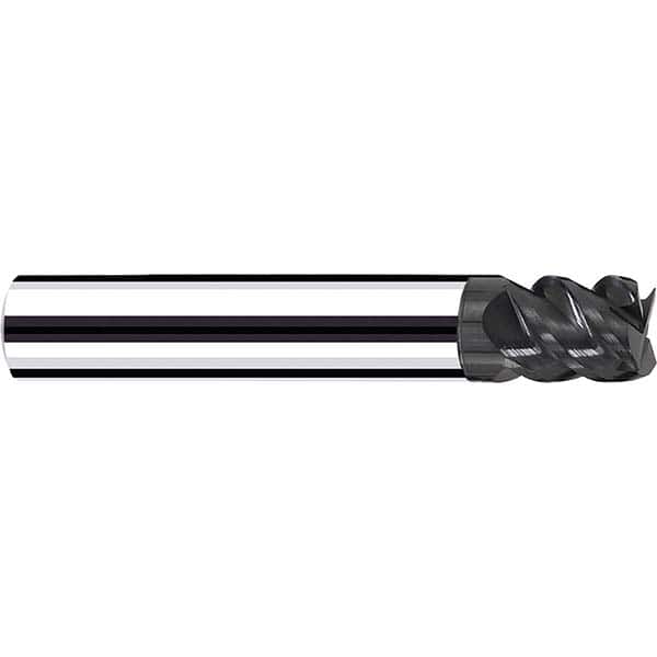 Fraisa - 1/2, 9/16" LOC, 1/2" Shank Diam, 3-1/4" OAL, 4 Flute Solid Carbide Square End Mill - Americas Industrial Supply