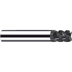Fraisa - 1/2, 9/16" LOC, 1/2" Shank Diam, 3-1/4" OAL, 4 Flute Solid Carbide Square End Mill - Americas Industrial Supply