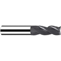 Fraisa - 10mm Diam 3 Flute Solid Carbide 0.5mm Corner Radius End Mill - Americas Industrial Supply