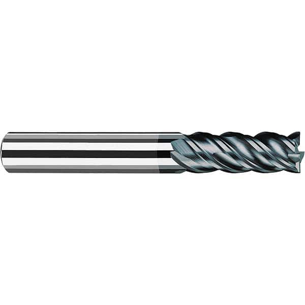 Fraisa - 1/2, 1-1/4" LOC, 1/2" Shank Diam, 3-1/4" OAL, 4 Flute Solid Carbide Square End Mill - Americas Industrial Supply