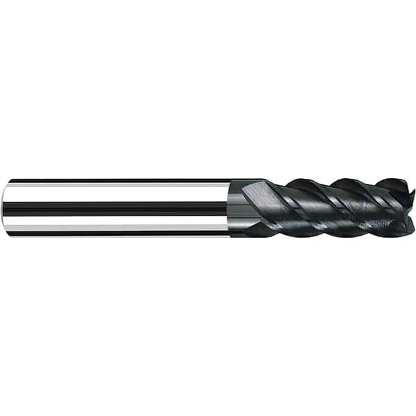 Fraisa - 3/16, 5/8" LOC, 3/16" Shank Diam, 2-1/4" OAL, 4 Flute Solid Carbide Square End Mill - Americas Industrial Supply