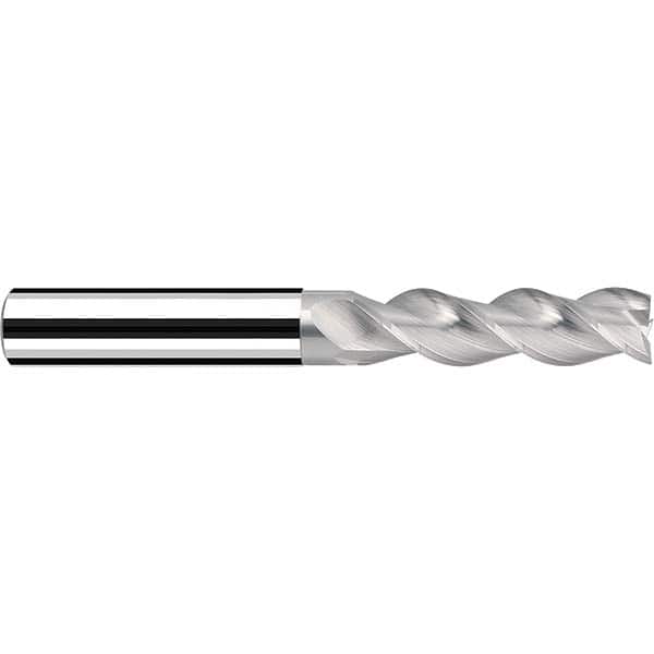 Fraisa - 5/8, 1-7/8" LOC, 5/8" Shank Diam, 5" OAL, 3 Flute Solid Carbide Square End Mill - Americas Industrial Supply
