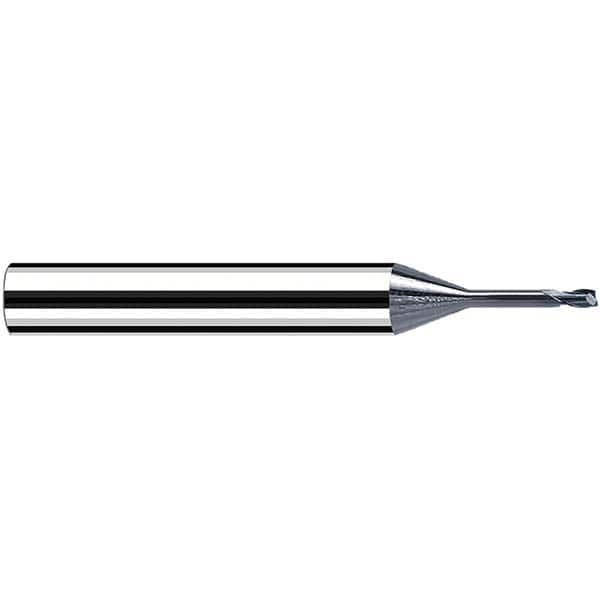 Fraisa - 2.5mm, 2.5mm LOC, 61mm OAL, 2 Flute Solid Carbide Square End Mill - Americas Industrial Supply