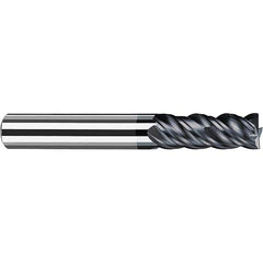 Fraisa - 1/2, 1-1/4" LOC, 1/2" Shank Diam, 3-1/4" OAL, 4 Flute Solid Carbide Square End Mill - Americas Industrial Supply