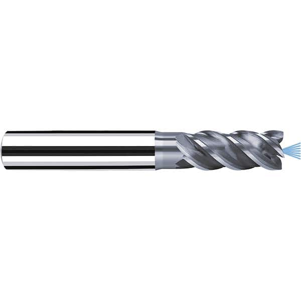 Fraisa - 1/2" Diam 4 Flute Solid Carbide 0.008" Corner Radius End Mill - Americas Industrial Supply