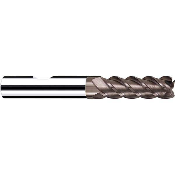 Fraisa - 1/2, 2" LOC, 1/2" Shank Diam, 4" OAL, 4 Flute Solid Carbide Square End Mill - Americas Industrial Supply