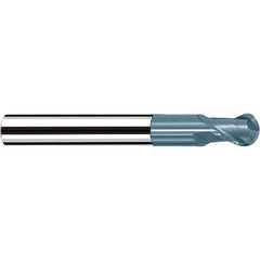 Fraisa - 3/8" Diam, 3/8" LOC, 2 Flute Solid Carbide Ball End Mill - Americas Industrial Supply