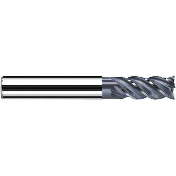 Fraisa - 3/8" Diam 4 Flute Solid Carbide 0.008" Corner Radius End Mill - Americas Industrial Supply