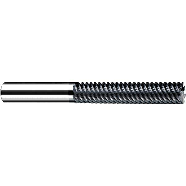 Fraisa - 1-1/4, 6" LOC, 1-1/4" Shank Diam, 9" OAL, 9 Flute Solid Carbide Square End Mill - Americas Industrial Supply