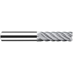 Fraisa - 8mm, 24mm LOC, 72mm OAL, 6 Flute Solid Carbide Square End Mill - Americas Industrial Supply