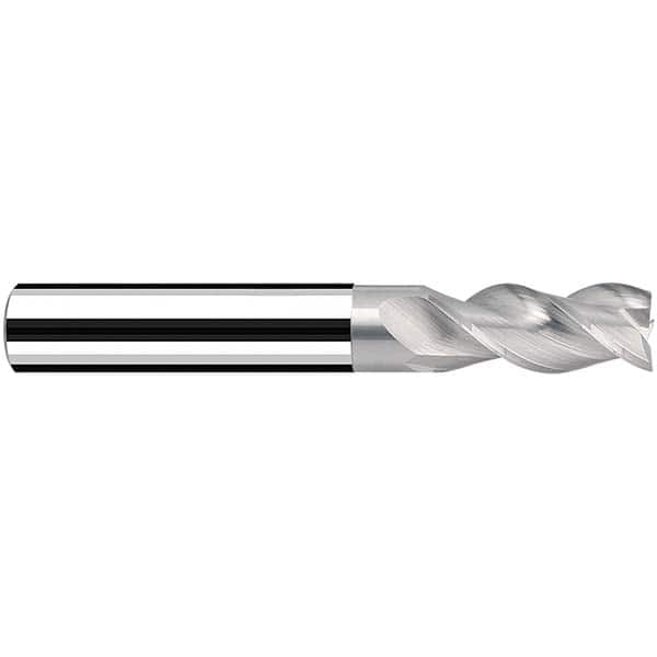 Fraisa - 8mm, 19mm LOC, 63mm OAL, 3 Flute Solid Carbide Square End Mill - Americas Industrial Supply