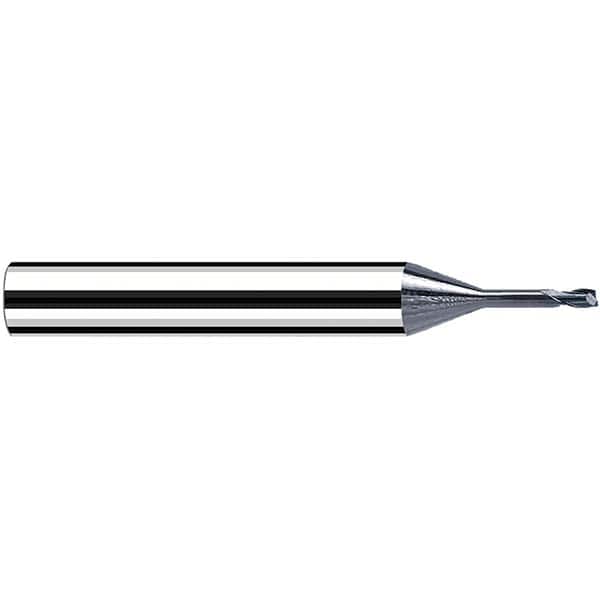 Fraisa - 0.4mm, 6mm LOC, 57mm OAL, 2 Flute Solid Carbide Square End Mill - Americas Industrial Supply