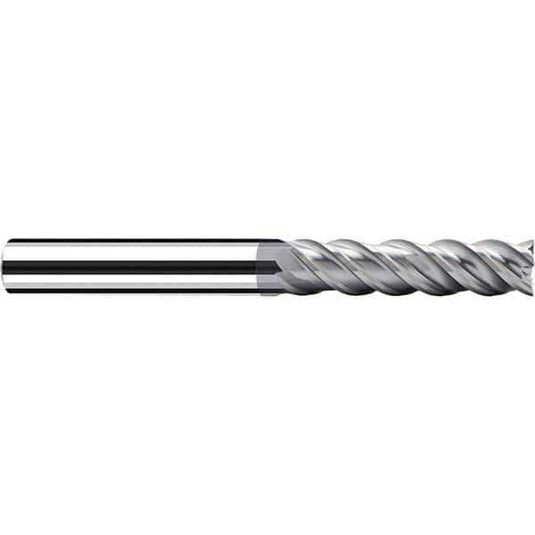 Fraisa - 1, 4" LOC, 1" Shank Diam, 7" OAL, 4 Flute Solid Carbide Square End Mill - Americas Industrial Supply