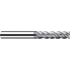 Fraisa - 1, 4" LOC, 1" Shank Diam, 7" OAL, 4 Flute Solid Carbide Square End Mill - Americas Industrial Supply