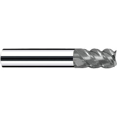 Fraisa - 1/2, 5/8" LOC, 1/2" Shank Diam, 2-1/2" OAL, 4 Flute Solid Carbide Square End Mill - Americas Industrial Supply