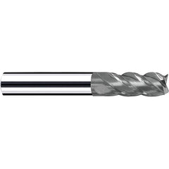 Fraisa - 1/4, 3/4" LOC, 1/4" Shank Diam, 2-1/2" OAL, 4 Flute Solid Carbide Square End Mill - Americas Industrial Supply