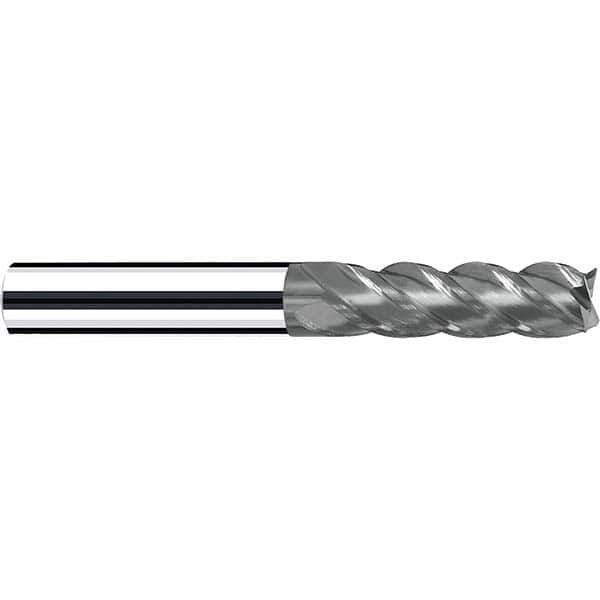 Fraisa - 3/8, 2" LOC, 3/8" Shank Diam, 4" OAL, 4 Flute Solid Carbide Square End Mill - Americas Industrial Supply