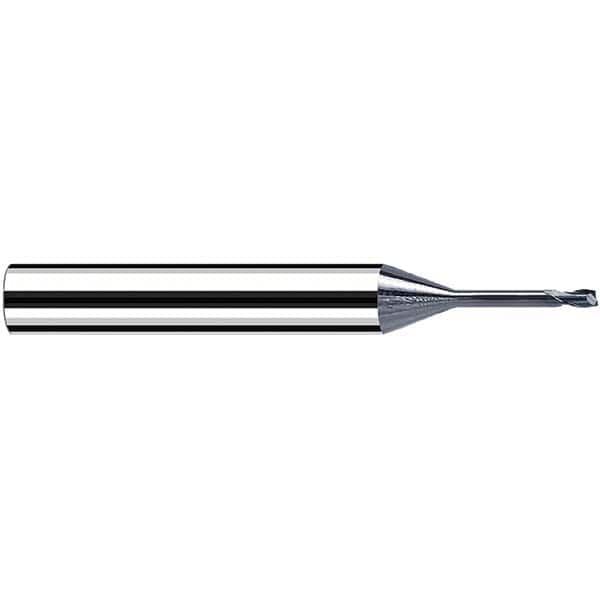 Fraisa - 1mm, 6mm LOC, 57mm OAL, 2 Flute Solid Carbide Square End Mill - Americas Industrial Supply