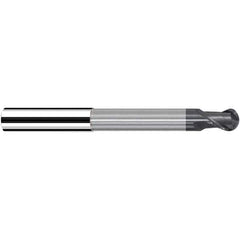 Fraisa - 6mm Diam, 7mm LOC, 2 Flute Solid Carbide Ball End Mill - Americas Industrial Supply