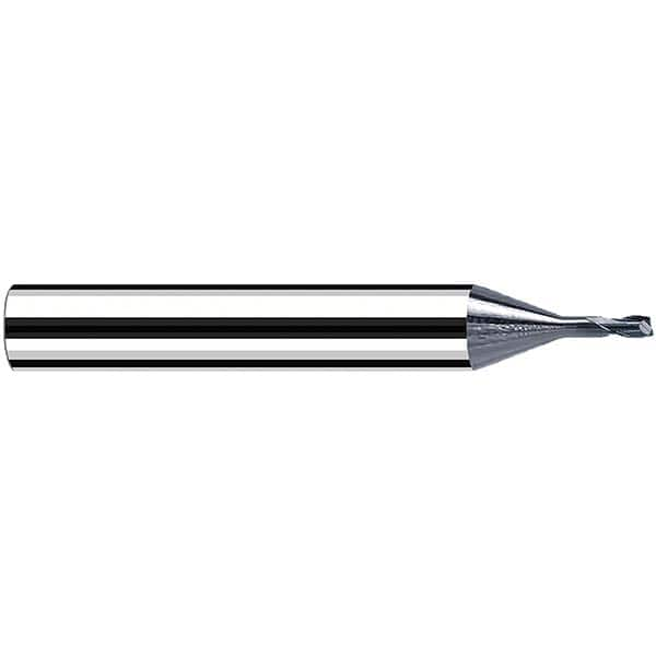 Fraisa - 0.6mm, 6mm LOC, 57mm OAL, 2 Flute Solid Carbide Square End Mill - Americas Industrial Supply