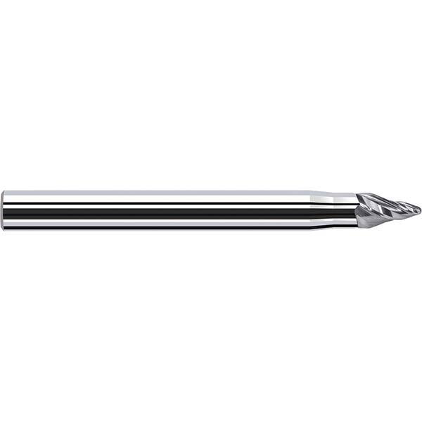 Fraisa - 17.5mm LOC 4 Flute Solid Carbide Circle Segment Taper Form End Mill - Americas Industrial Supply