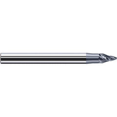 Fraisa - 17.5mm LOC 4 Flute Solid Carbide Circle Segment Taper Form End Mill - Americas Industrial Supply