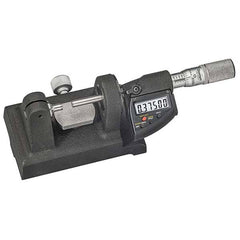 Starrett - Electronic Bench Micrometers Minimum Measurement (Inch): 0.00 Minimum Measurement (mm): 0.00 - Americas Industrial Supply