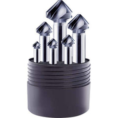 Guhring - Countersink Sets Countersink Type: Three Flute Minimum Head Diameter (Inch): 1/4 - Americas Industrial Supply