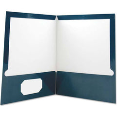 UNIVERSAL - File Folders, Expansion Folders & Hanging Files Folder/File Type: Pocket Folders Color: Navy - Americas Industrial Supply