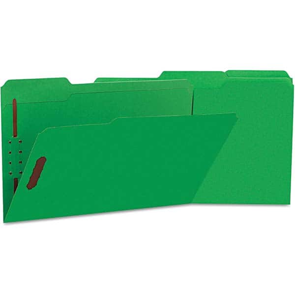 UNIVERSAL - File Folders, Expansion Folders & Hanging Files Folder/File Type: File Folders with Top Tab Color: Green - Americas Industrial Supply