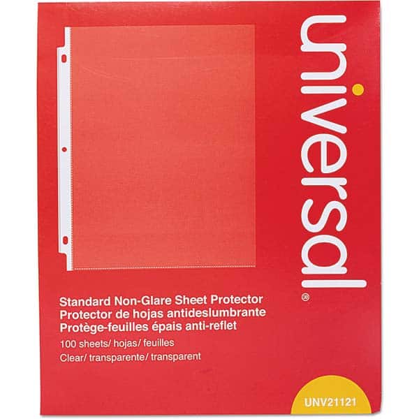 UNIVERSAL - Document Protectors Type: Sheet Protector Width (Inch): 9.65 - Americas Industrial Supply