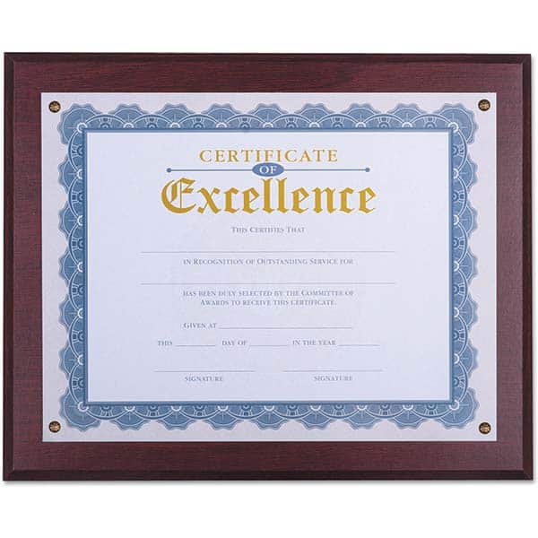 UNIVERSAL - Document Protectors Type: Award Plaque Width (Inch): 13.33 - Americas Industrial Supply